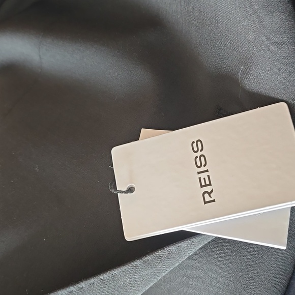 REISS Promise Plain Weave Blazer, Color Black, Size 44 Regular, Retail $475.00US - Picture 12 of 16